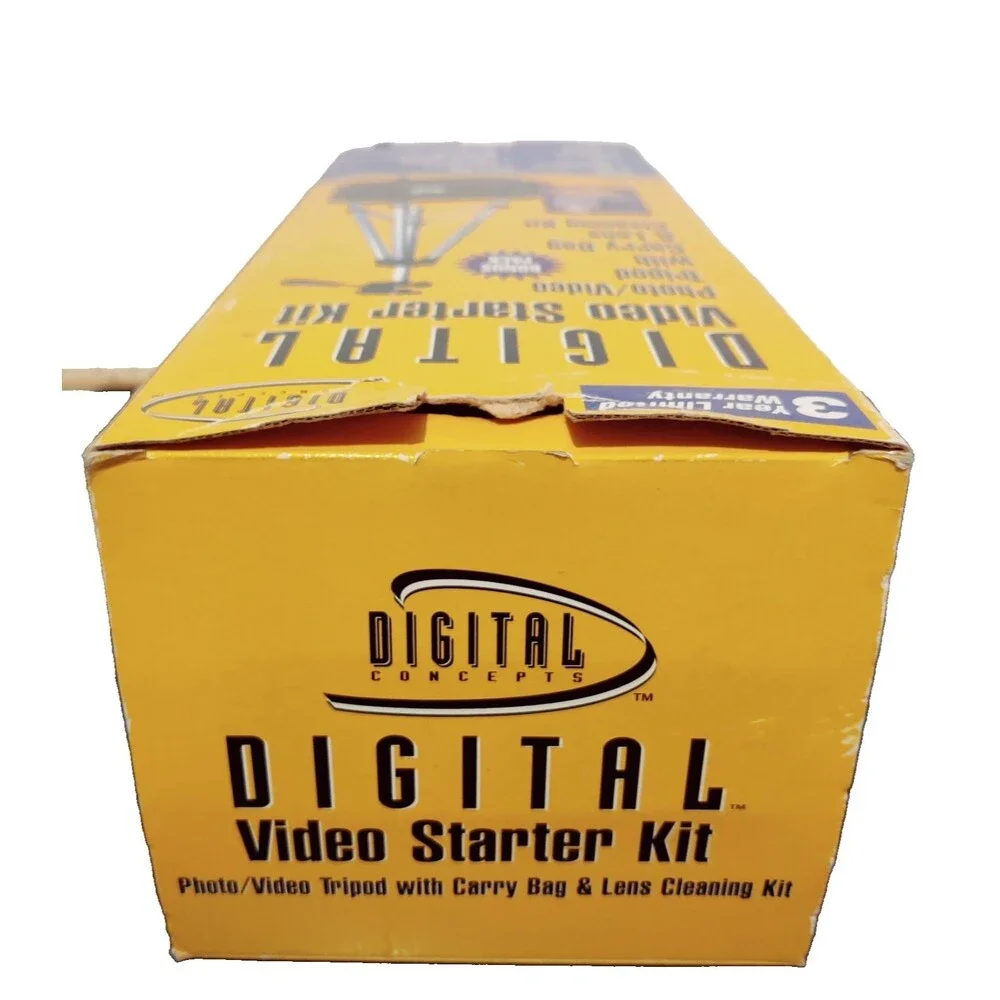 DIGITAL CONCEPTS TRIPOD VIDEO & CAMERA Starter Kit Extends to 47